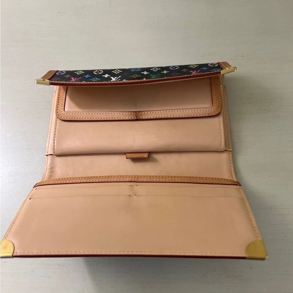Louis Vuitton Black Murakami Wallet